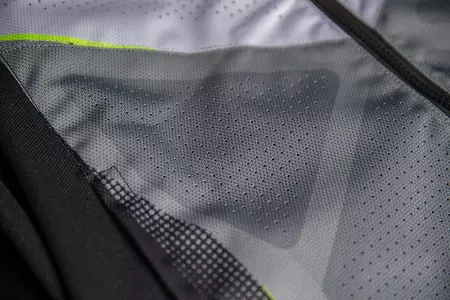 ICON Hooligan Ultrabolt sivo-zelena tekstilna motoristična jakna M-7