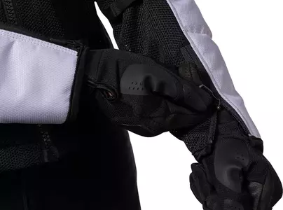 ICON Mesh AF jachetă de motocicletă din material textil alb M-12