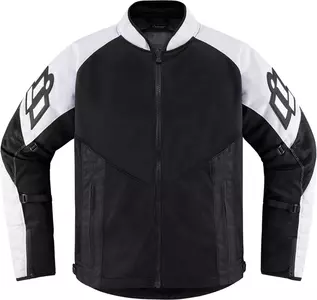 ICON Mesh AF jachetă de motocicletă din material textil alb M-1