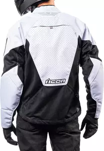 ICON Mesh AF textilní bunda na motorku bílá M-7