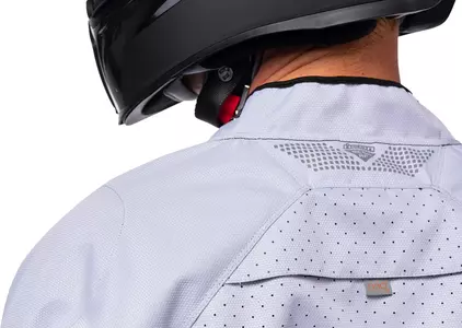 ICON Mesh AF jachetă de motocicletă din material textil alb M-8