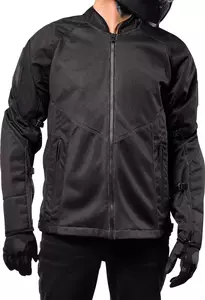 ICON Mesh AF tekstilna motoristička jakna, crna M-8