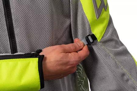 ICON Mesh AF gri/galben fluo M jachetă de motocicletă din material textil-3