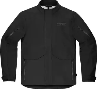 ICON Stormhawk textilná bunda na motorku čierna 2XL - 2820-5351