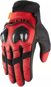 ICON Contra 2 rukavice na motorku červené 3XL - 3301-3712