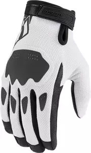 ICON Hooligan guantes de moto blanco XL - 3301-4393