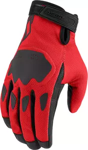 ICON Hooligan rukavice na motorku červené XL - 3301-4387