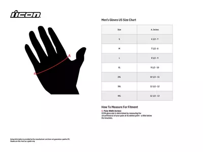 ICON AXYS δερμάτινα γάντια μοτοσικλέτας μαύρο XL-4