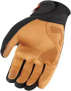 ICON Nightbreed guantes de moto de cuero negro L-2