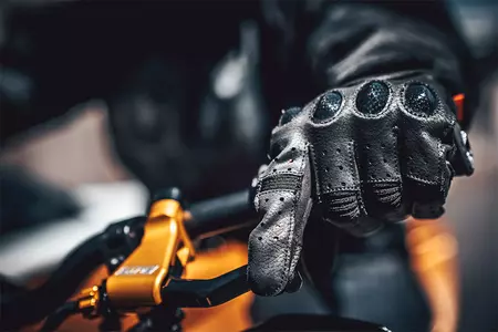 ICON Outdrive Leder Motorradhandschuhe schwarz XL-6