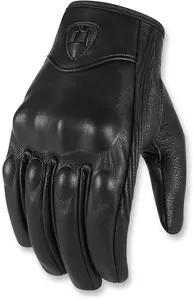 ICON Pursuit kožené rukavice na motorku černé L - 3301-3386