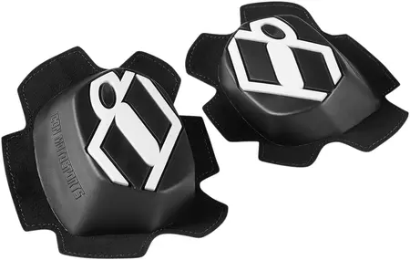 ICON Hypersport knieschuivers zwart wit - 2704-0488