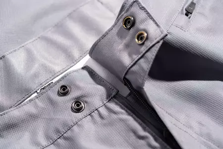 ICON PDX3 šedé textilní kalhoty na motorku M-10