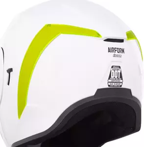 Spoiler traseiro do capacete Icon Airform Dayglo verde-1
