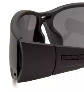 "Bobster Ambush II" tamsinti juodi motociklininko akiniai-4