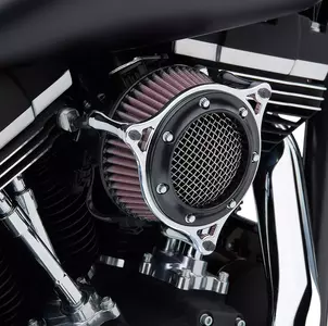 Kit de filtro de aire Cobra negro/cromo-3