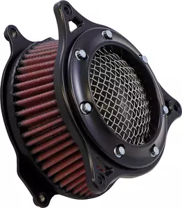 Zestaw filtra powietrza Cobra czarny/chrom  - 606-0103-05B-SB