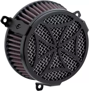 Kit de filtro de aire Cobra negro/cromo - 06-0119-02B-SB