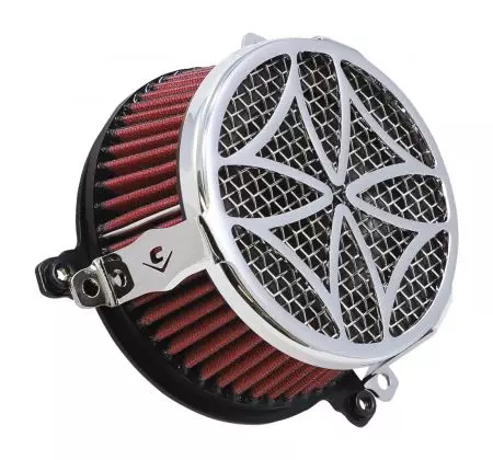 Kit de filtro de aire Cobra negro - 606-0102-02-SB