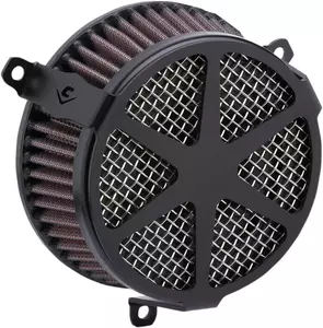 Súprava vzduchového filtra Cobra čierna/chróm - 606-0104-04B-SB