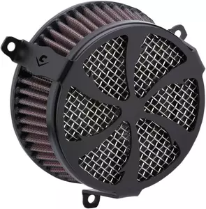 Súprava vzduchového filtra Cobra čierna/chróm - 606-0104-01B-SB