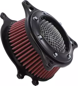 Kit de filtre à air Cobra noir/chrome - 606-0104-05B-SB