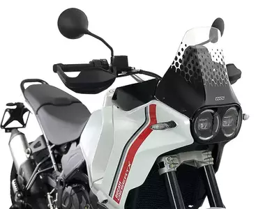 WRS Enduro Ducati Desert X priehľadné čelné sklo na motorku-1
