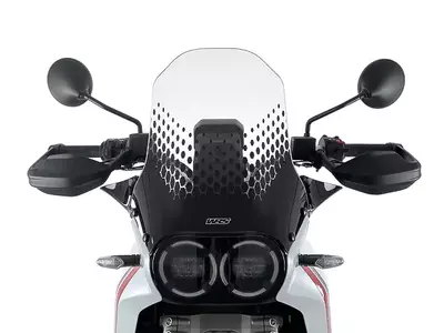 WRS Enduro Ducati Desert X priehľadné čelné sklo na motorku-2