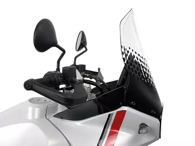 Vjetrobran motocikla WRS Capo Ducati Desert X, proziran-2