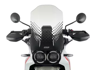 Motociklo priekinis stiklas WRS Capo Ducati Desert X skaidrus-3