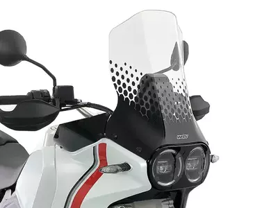 Motociklo priekinis stiklas WRS Capo Ducati Desert X skaidrus-4