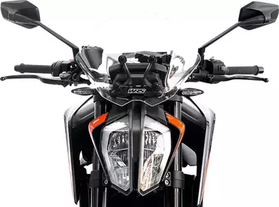 WRS Спортно предно стъкло за мотоциклет прозрачно - KT011T