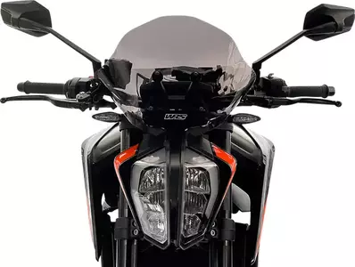 WRS Sport tmavé čelní sklo na motorku - KT011FS