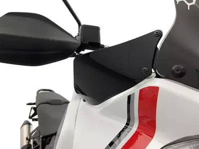 WRS Ducati Desert X motorcykel deflektor svart-4