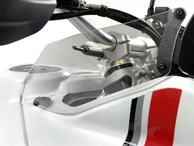 WRS Ducati Desert X deflector de moto transparente - DU026T