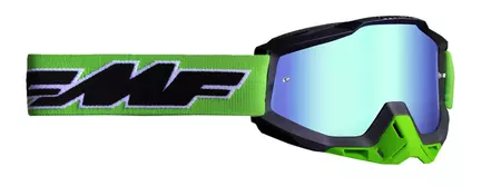 Motocyklové okuliare FMF Powerbomb Rocket Green so zrkadlovým sklom - F-50037-00007