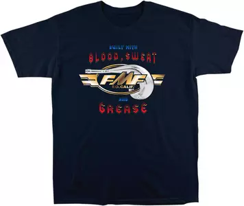 T-Shirt koszulka FMF Blood Sweat Grease czarna S - FA20118901NAVS