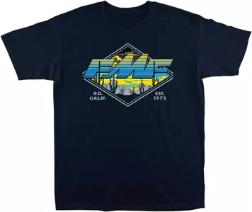 FMF T-shirt Desert Daze blå S - FA20118908NVYS