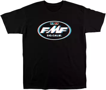 FMF Double Vision T-särk must XL - FA20118903BLKXL