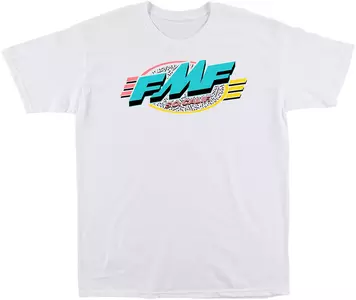 FMF T-Shirt Gered door het vuil wit S - FA20118915WHTS