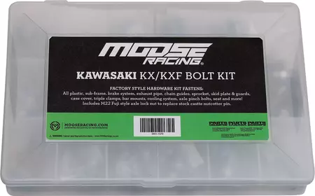 Zestaw śrub Moose Racing Kawasaki KX KXF 03-22 205 szt.-2