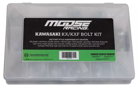 Zestaw śrub Moose Racing Kawasaki KX KXF 03-22 205 szt.-4