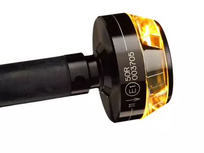 Mo-Blaze Disc Motogadget must LED parempoolse käepideme indikaator - 6002012