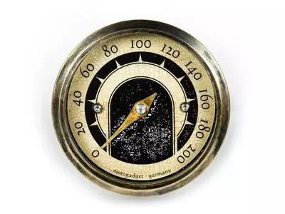 Motocyklový tachometer 49mm Motogadget retro oldschool - 5001015