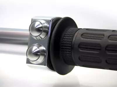 Interruptor combinado 2P 22mm Motogadget acero pulido negro - 4002028