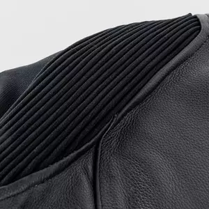 Rebelhorn Veloce chaqueta de moto de cuero blanco y negro 58-8