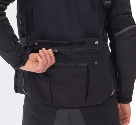 Rebelhorn Range giacca da moto in tessuto nero 3XL-11