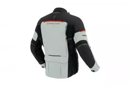 Rebelhorn Range Jachetă de motocicletă din material textil gri, negru și roșu M-2