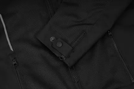 Rebelhorn Wave giacca da moto in tessuto nero 9XL-5