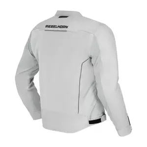 Casaco de motociclismo Rebelhorn Wave cinzento em tecido XL-2